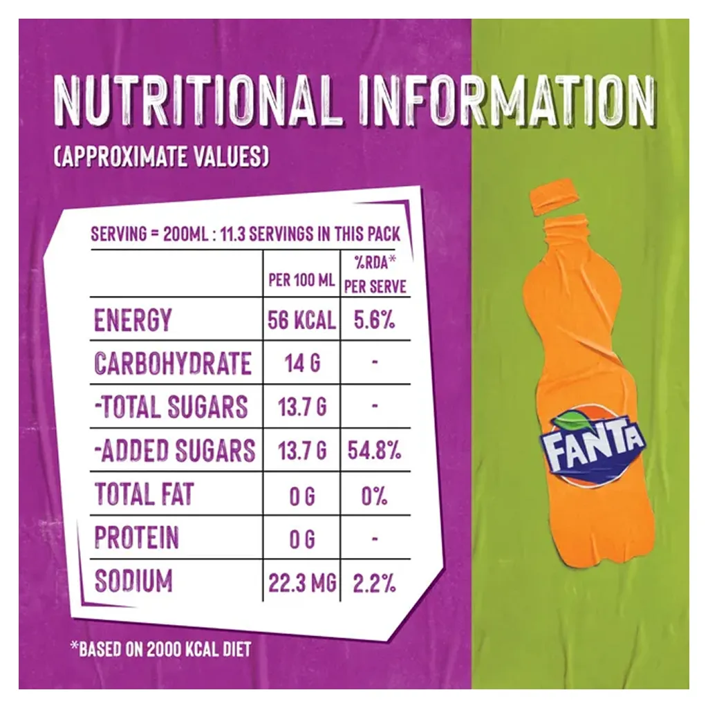 Fanta Soft Drink Pet Bottle 2