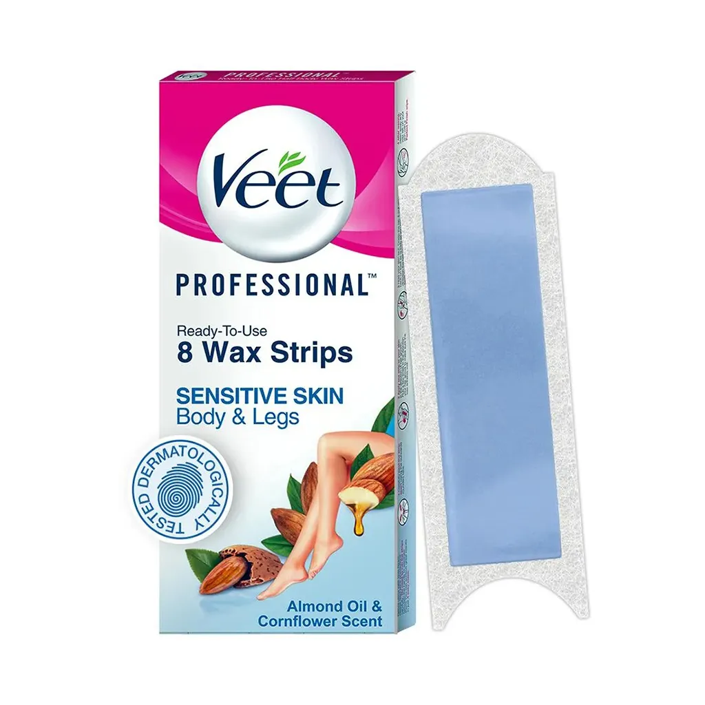 Veet Sensitive Skin Full Body Waxing Strips Kit