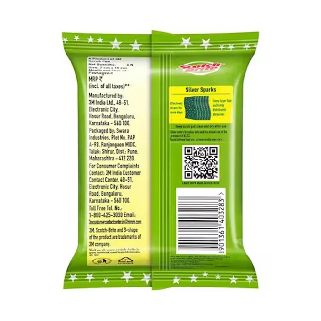 Scotch-Brite Silver Sparks Scrub Pad 1