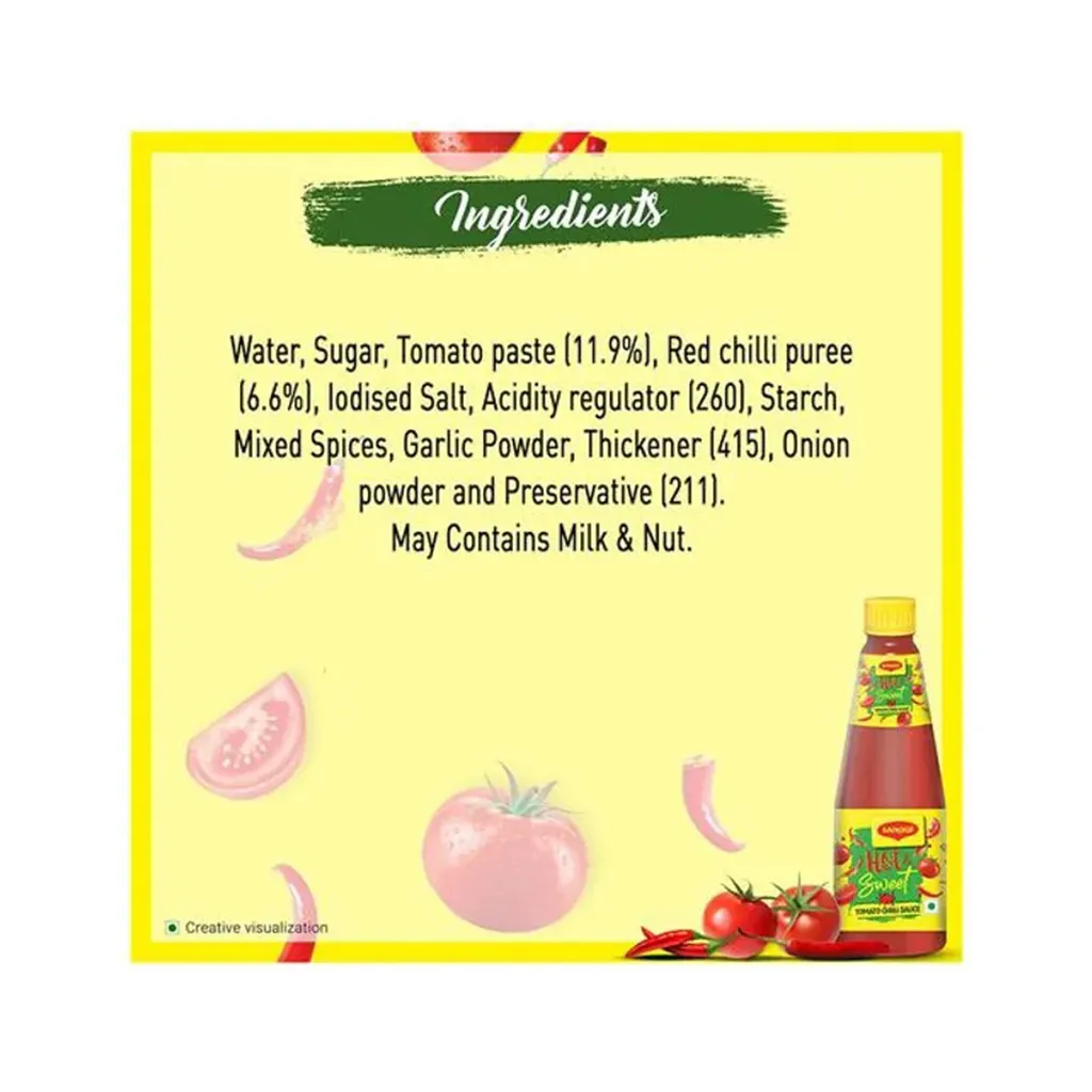 Maggi Hot & Sweet Tomato Chilli Sauce 2