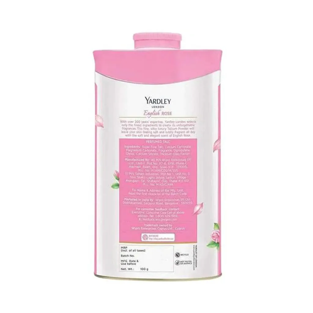 Yardley English Rose Talcum Powder 1