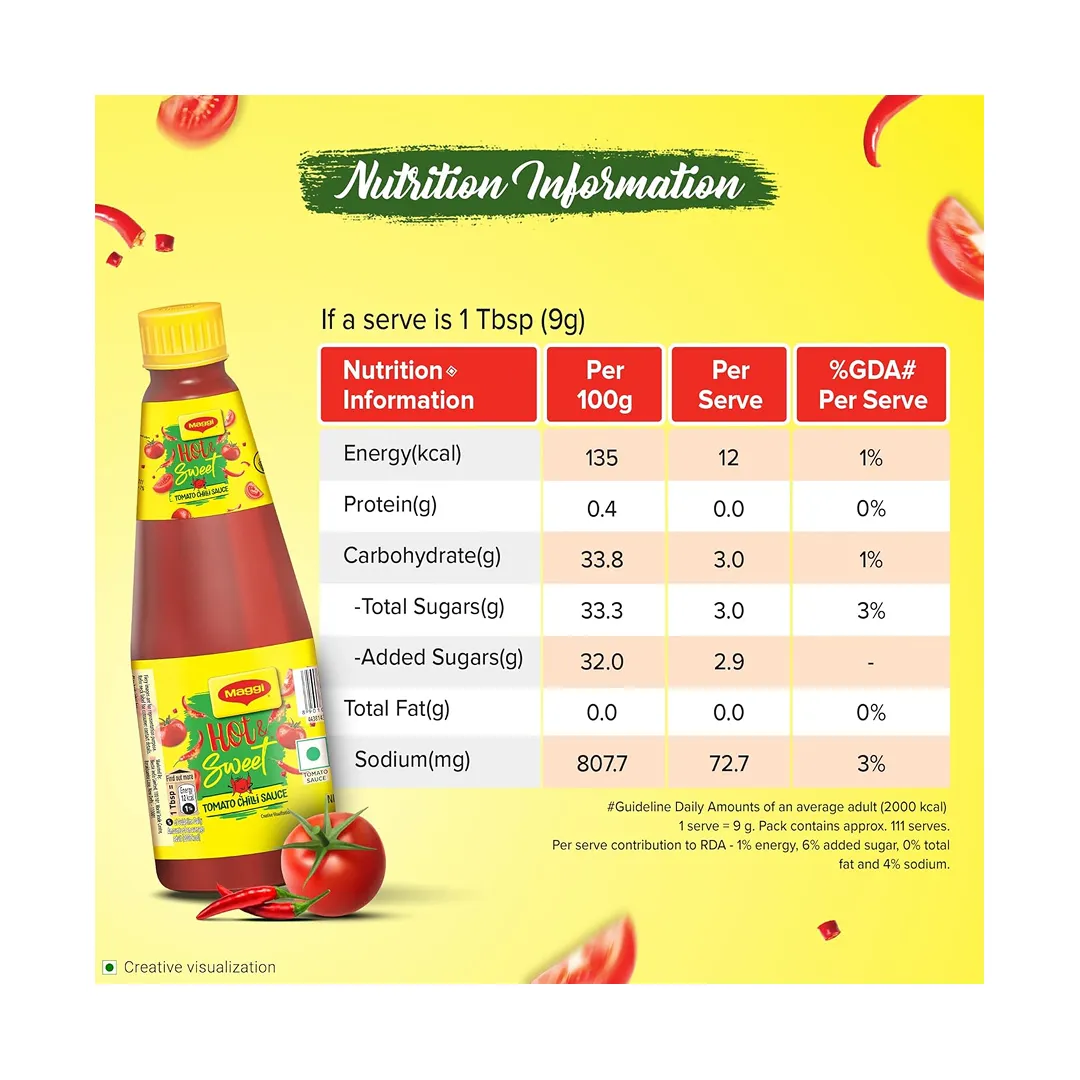 Maggi Hot & Sweet Tomato Chilli Sauce 4