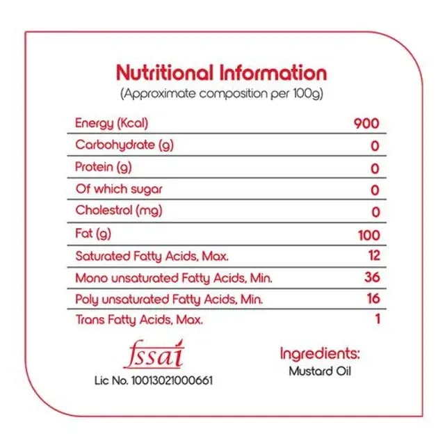 Fortune Pure Mustard Oil 2