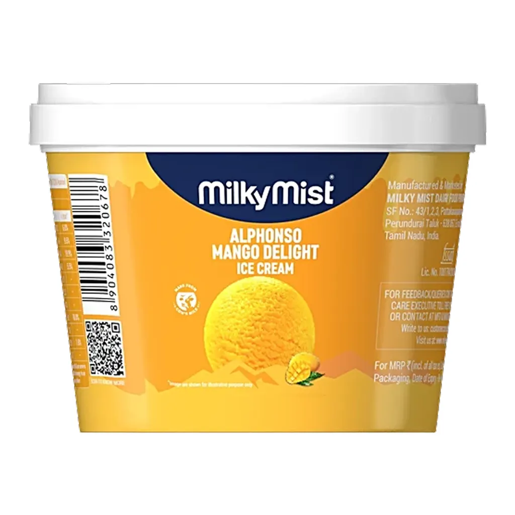 Milky Mist Mango Ice Cream