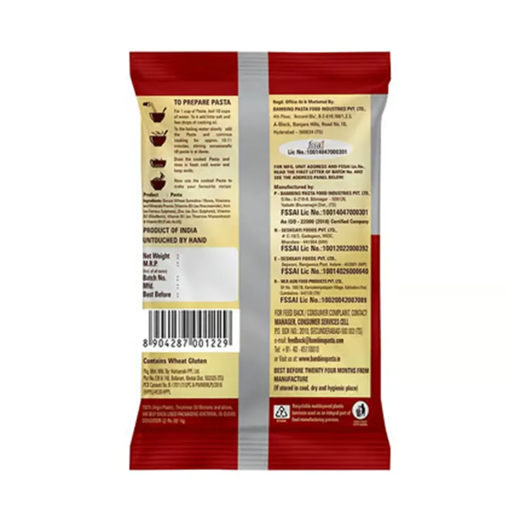 Bambino Premium Spirali Pasta 1