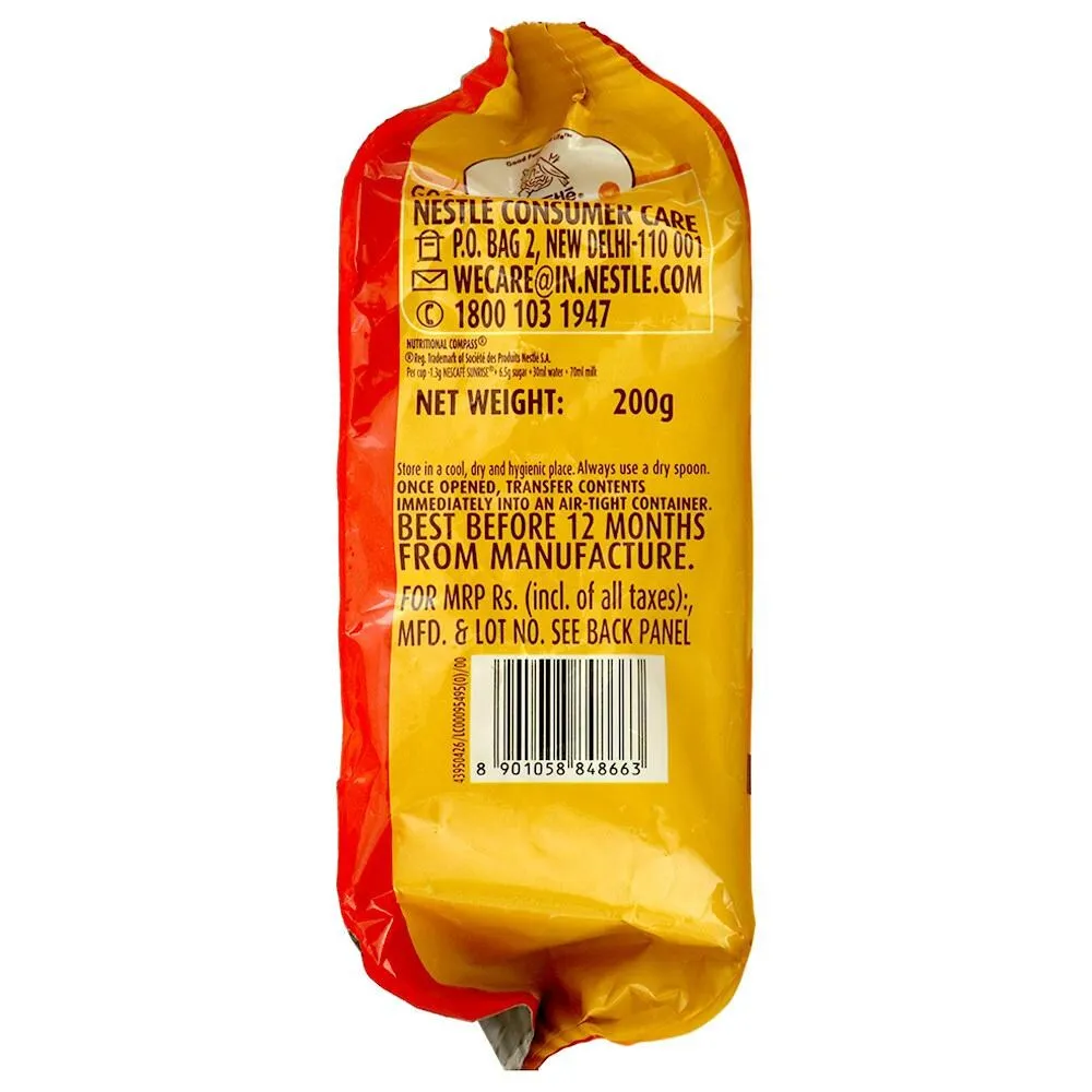 Nescafe Sunrise Instant Coffee Pouch 6