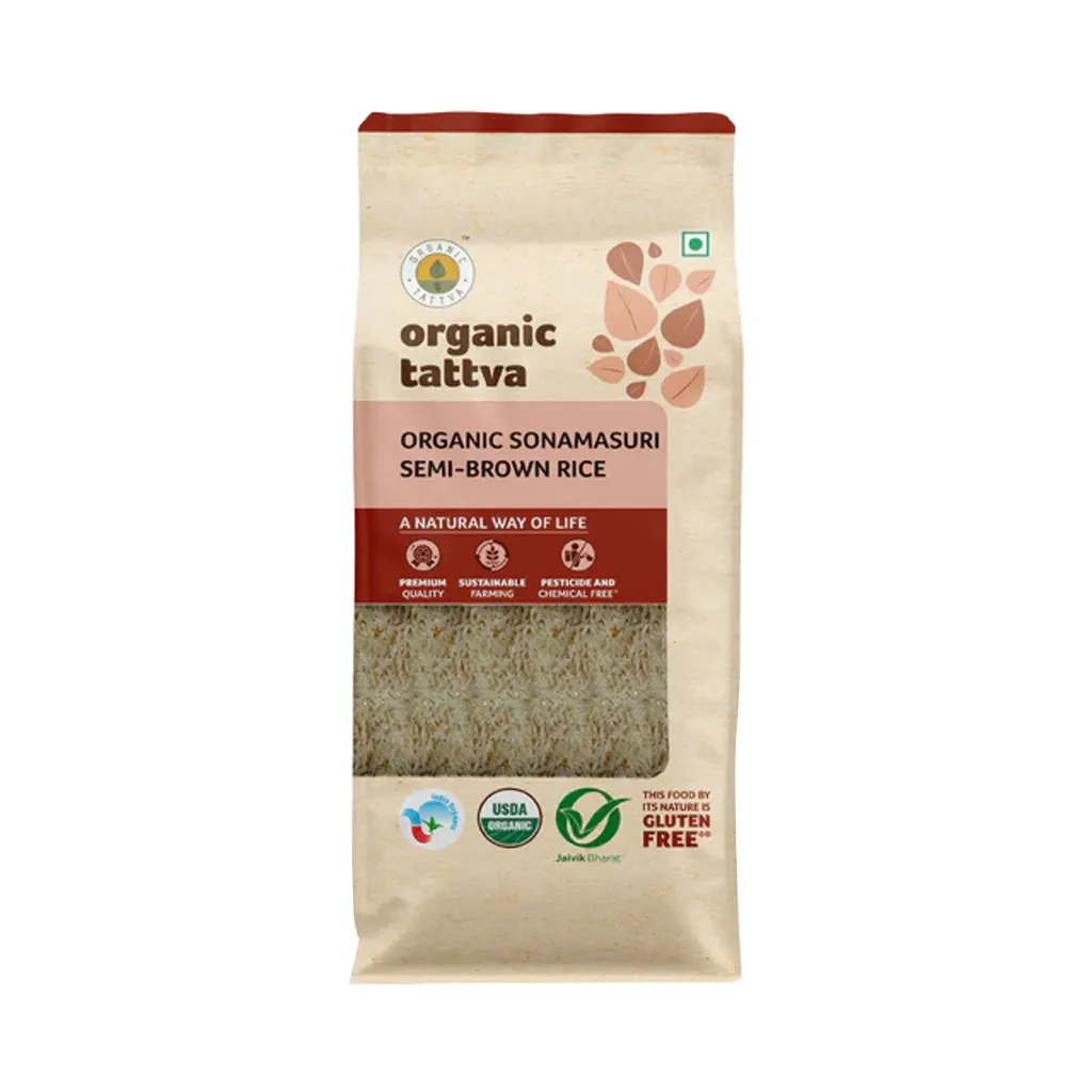 Organic Tattva Sona Masuri Brown Rice