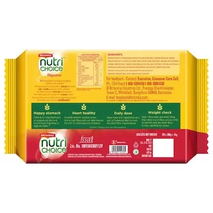 Britannia Nutri Choice Hi-Fiber Digestive Biscuits 1