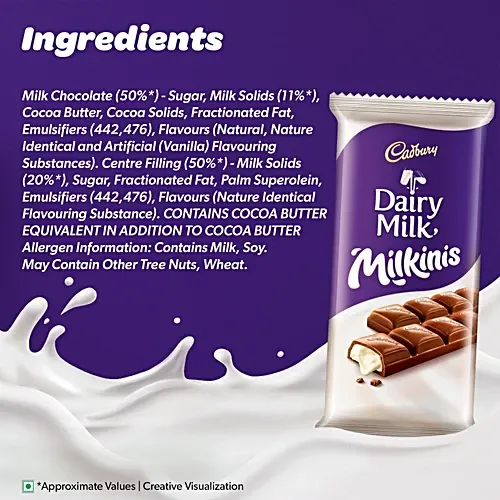 Cadbury Dairy Milk Milkinis Duo Pack 2