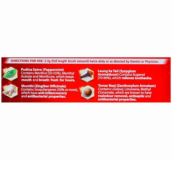 Dabur Red Toothpaste 4