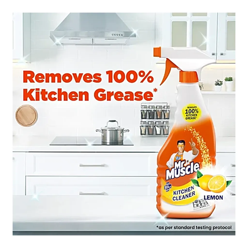 Mr Muscle 5 In 1 Lemon Kitchen Cleaner 4
