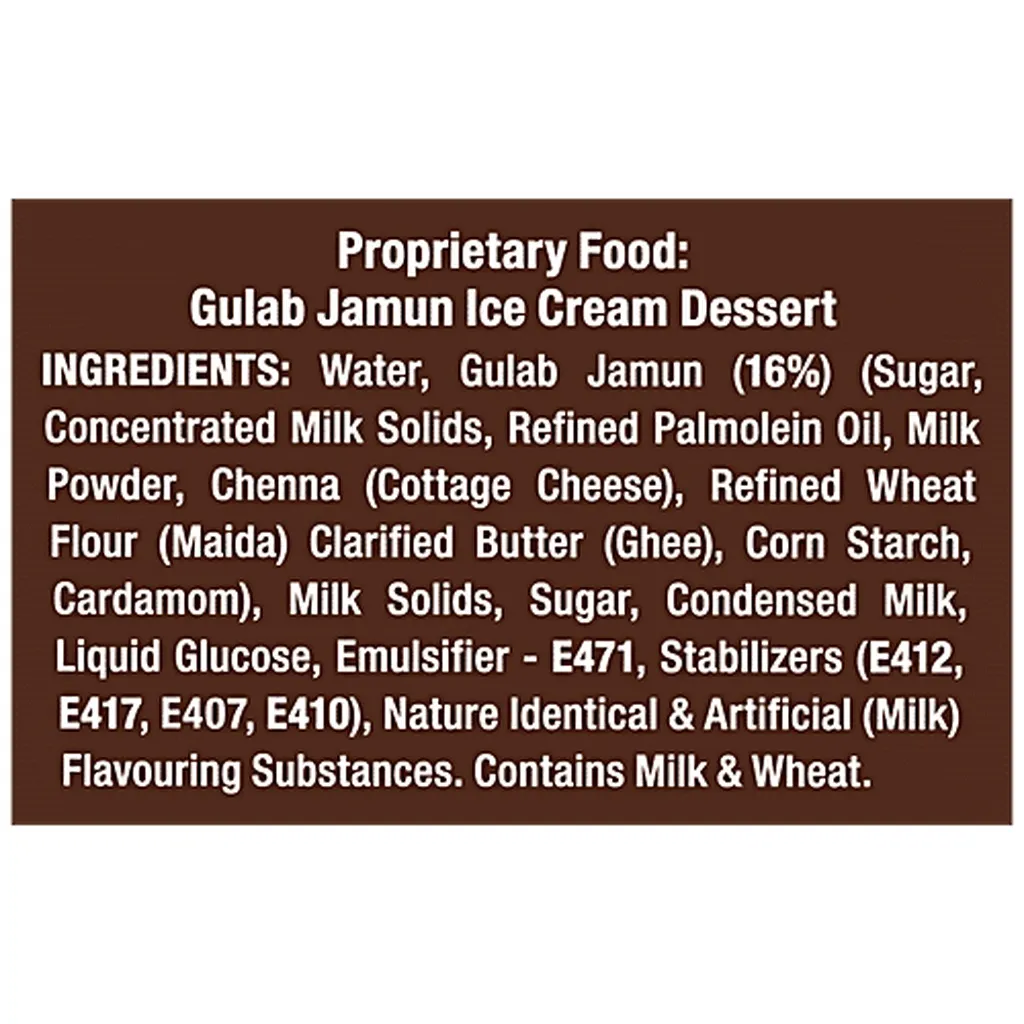 KW Gulab Jamun Ice Cream 2x500ml 2