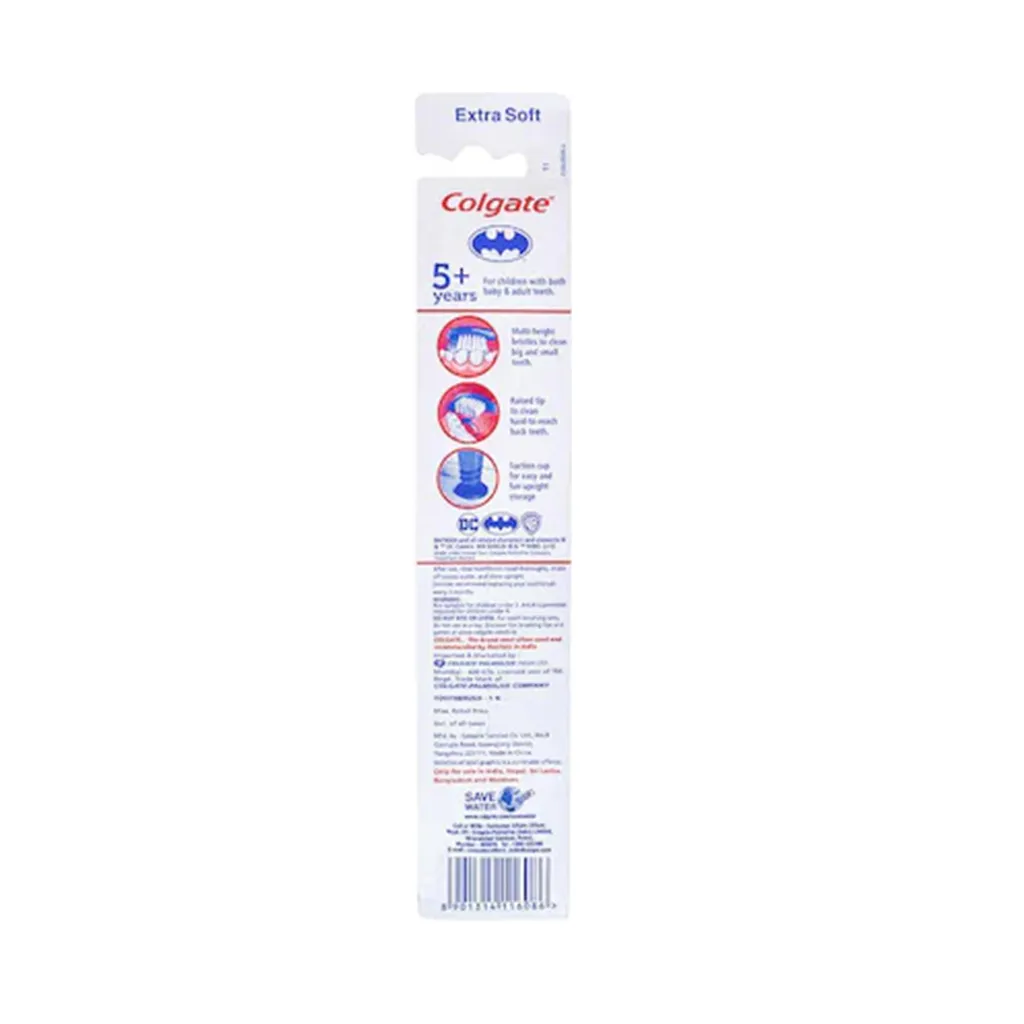 Colgate Kids Batman 5+ Yrs Extra Soft Toothbrush 1