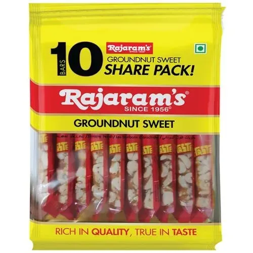Rajaram's Peanut Bar (Pack of 10)