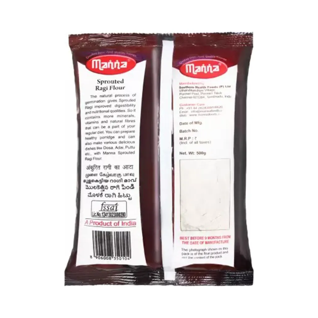 Manna Sprouted Ragi Flour 1