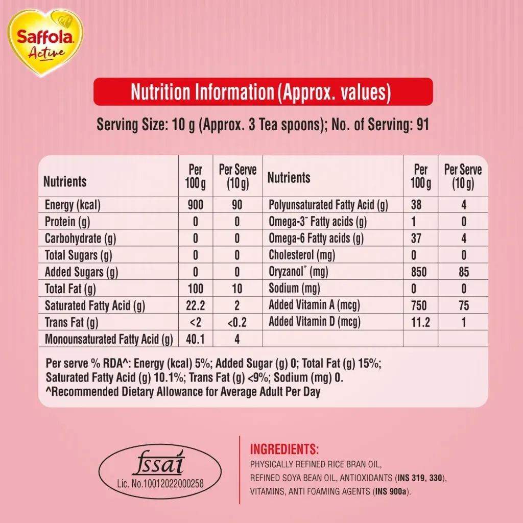 Saffola Active Oil 4