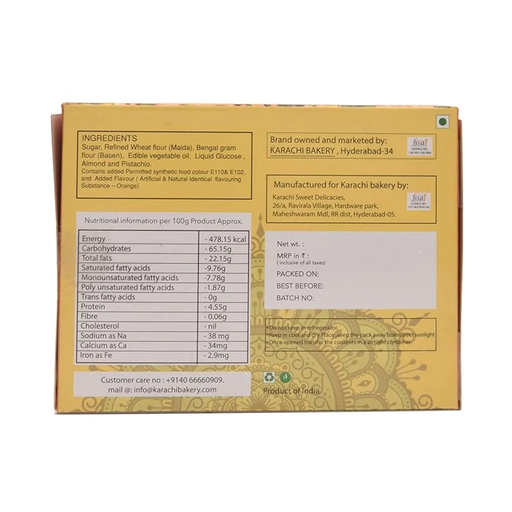 Karachi Orange Soan Papdi 1