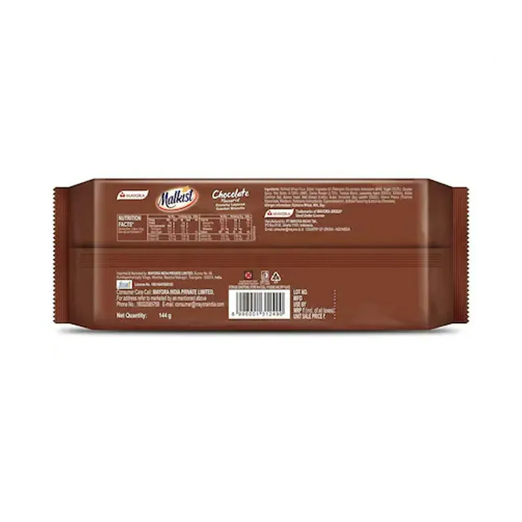 Malkist Chocolate Crunchy Crackers 1