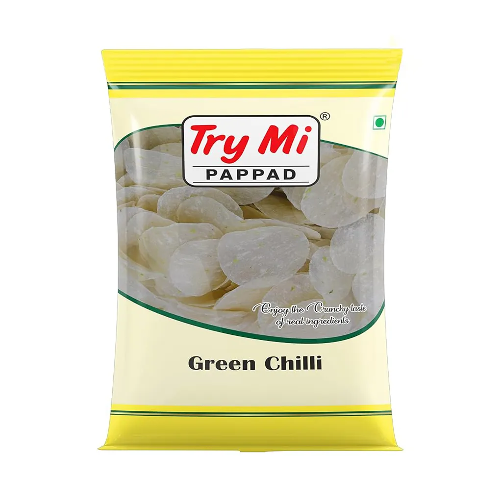 Try Mi Traditional Green Chilli Pappad