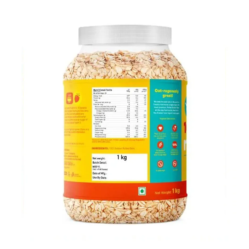 Yogabar 100% Rolled Oats 1
