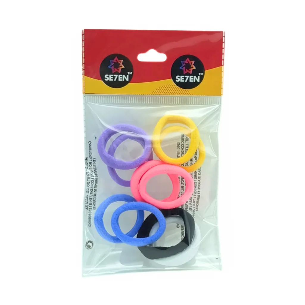 Seven Hair Rubber Bands