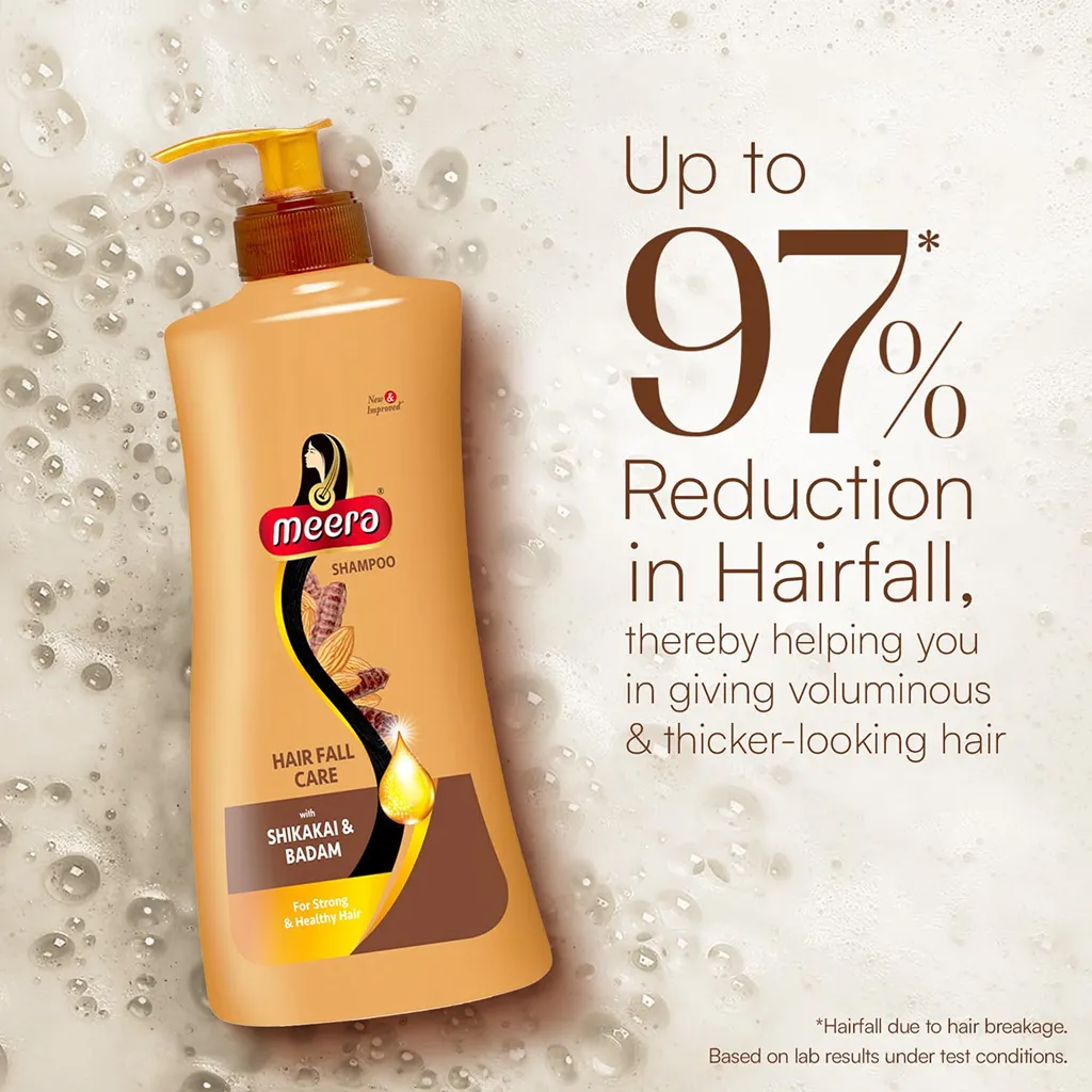 Meera Hairfall Care Shikakai & Badam Shampoo 1