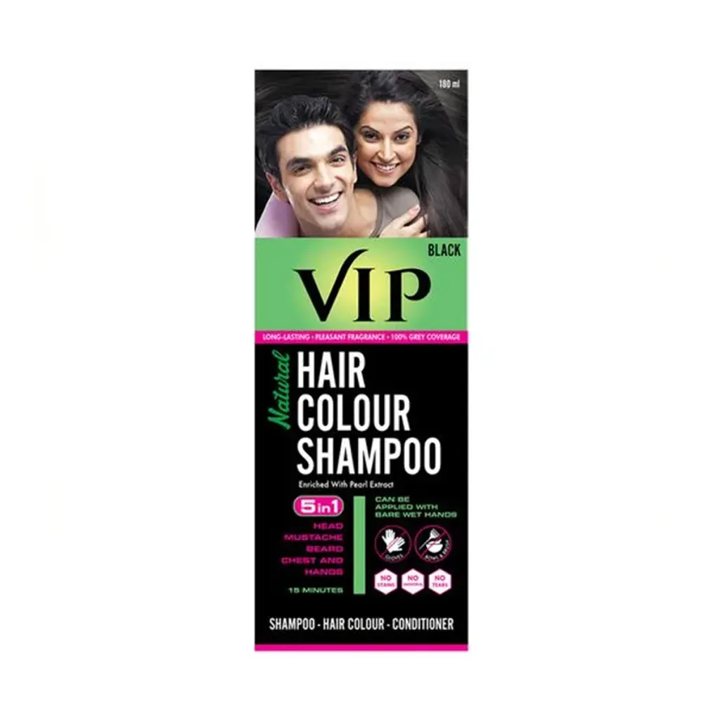 VIP Hair Colour Shampoo Black