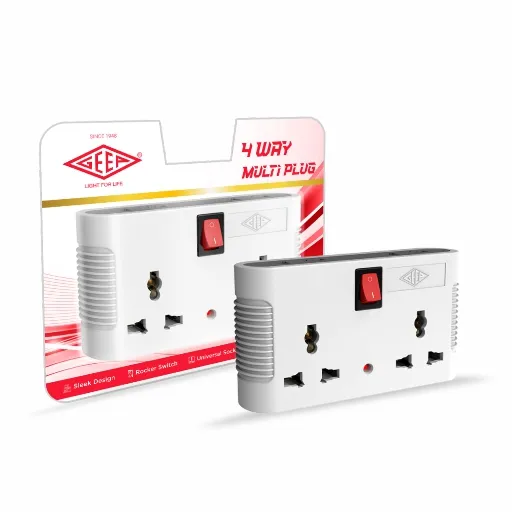 Geep 4 Way Multi Plug Adapter 2