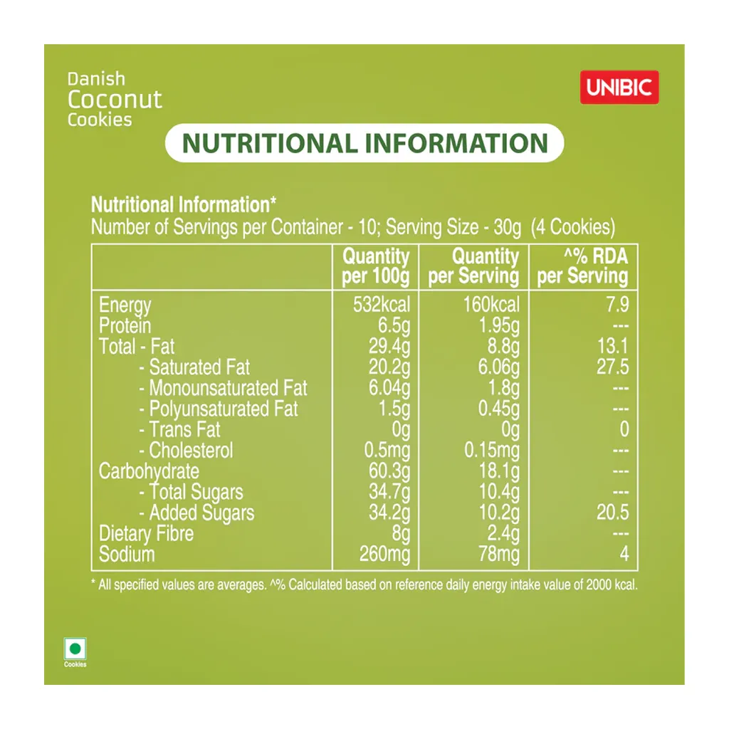 Unibic Danish Coconut Cookies 2