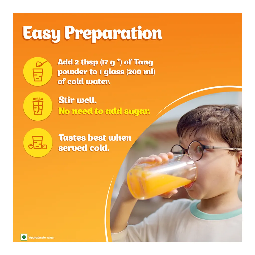 Tang Orange Instant Drink Mix Pouch 2