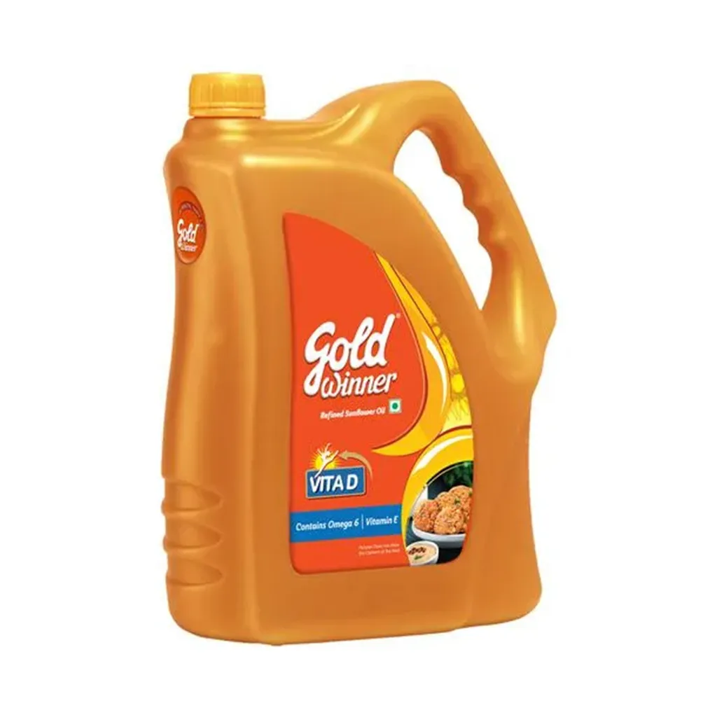 Gold Winner Refined Sunflower Oil Can
