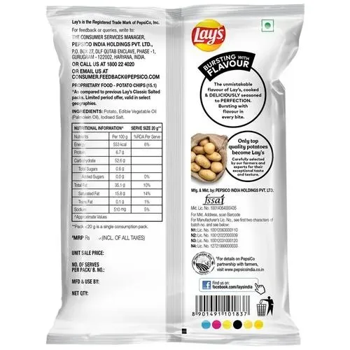 Lays Classic Salted Potato Chips 1