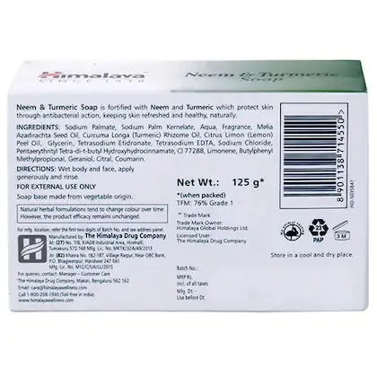 Himalaya Neem & Turmeric Soap 1