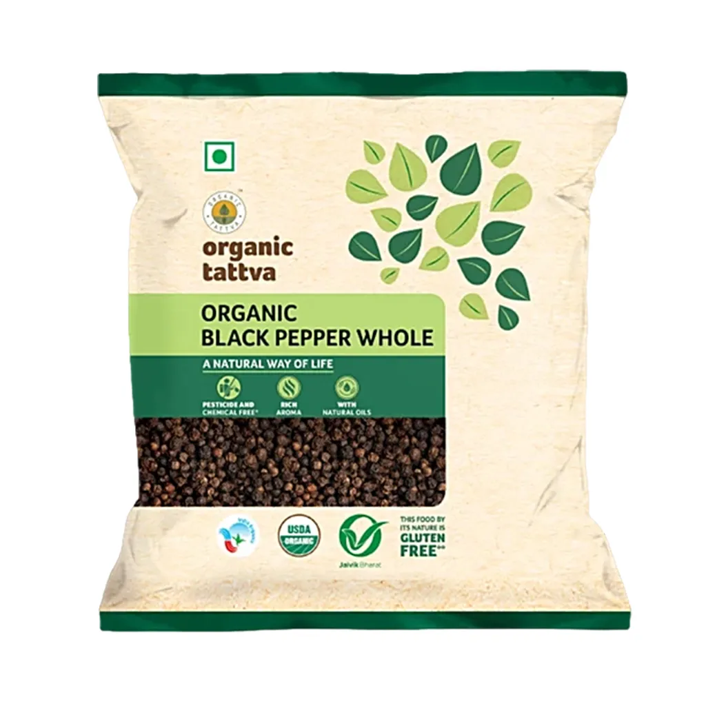 Organic Tattva Whole Black Pepper