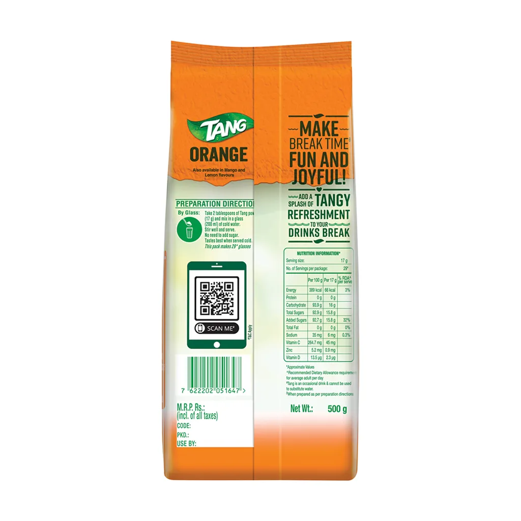 Tang Orange Instant Drink Mix 1