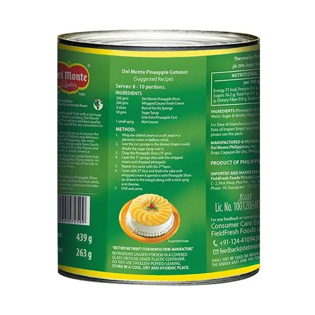Del Monte Pineapple Slices 1
