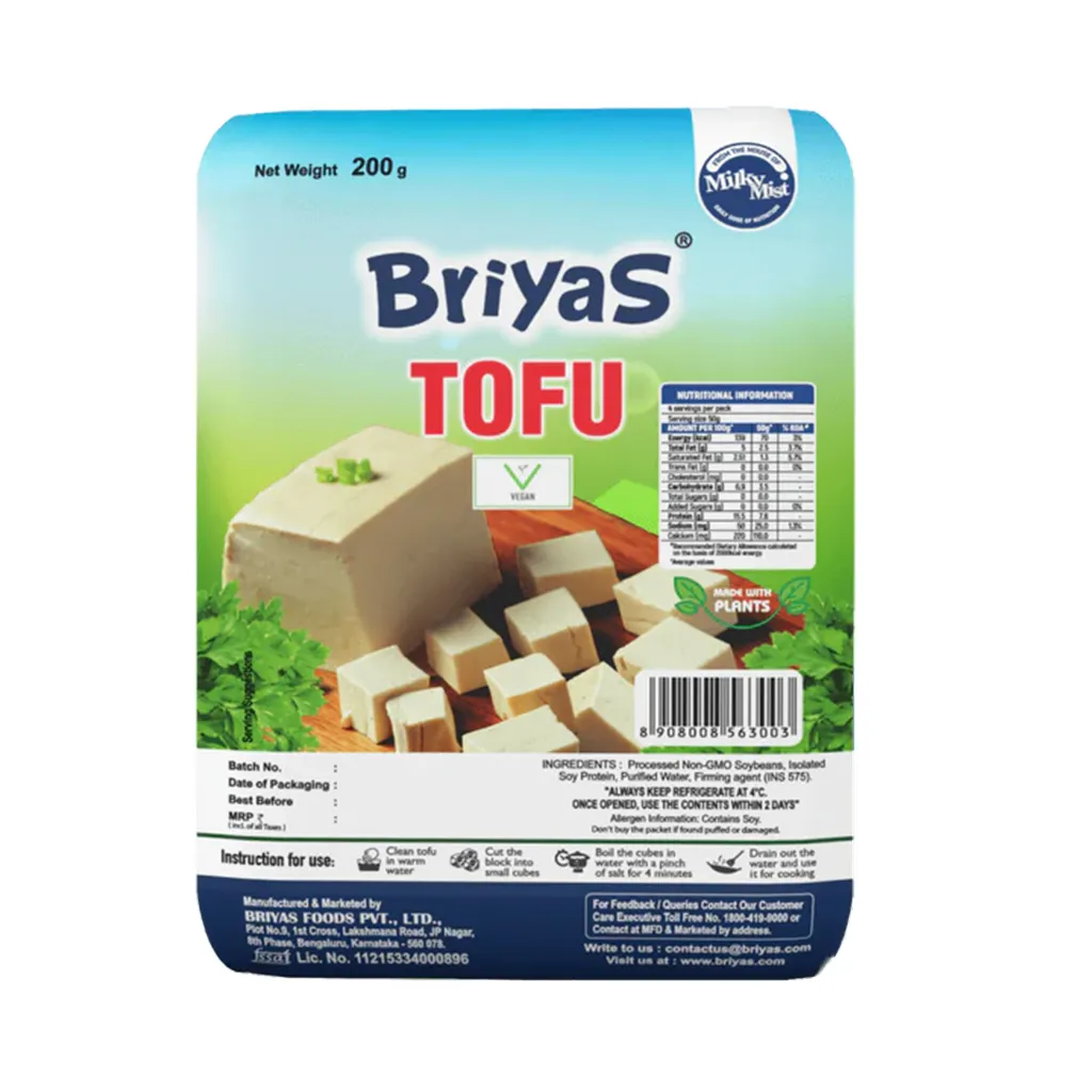 Milky Mist Briyas Tofu Soy Paneer
