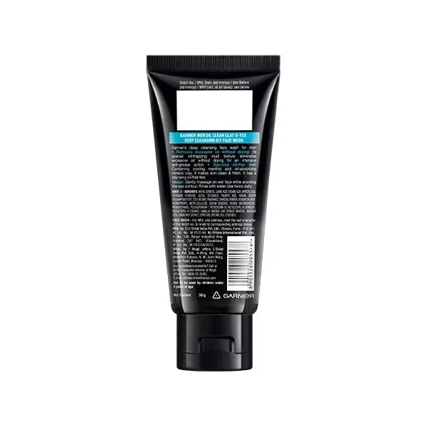 Garnier Men Oil Clear Face Wash 1