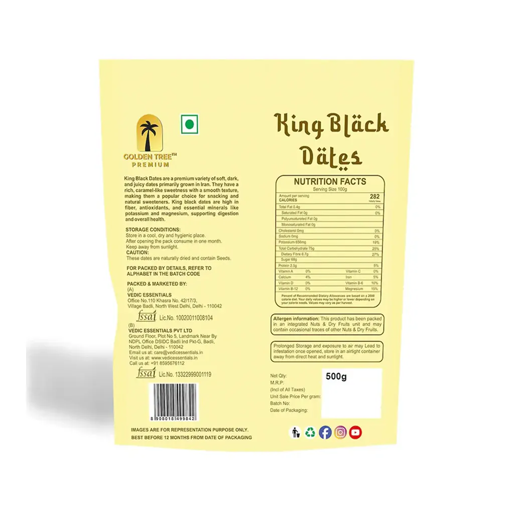 Golden Tree King Black Dates 1