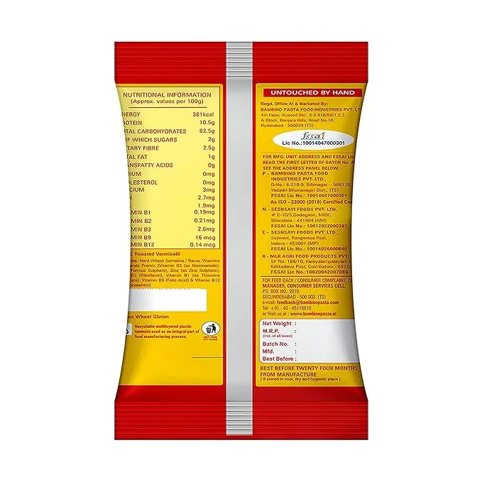 Bambino Roasted Vermicelli 1