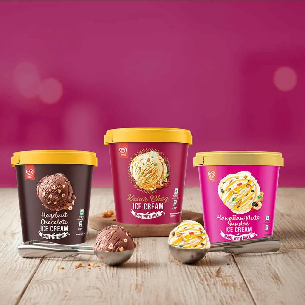Kwality Wall's Hawaiian Nuts Sundae Tub 4