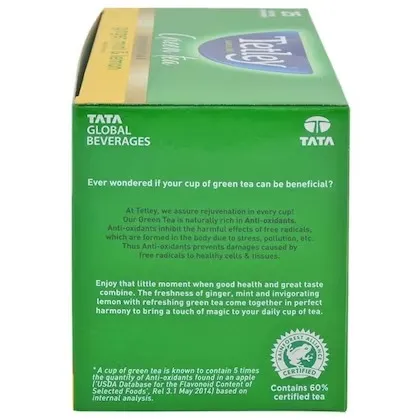 Tetley Ginger Mint & Lemon Green Tea 7