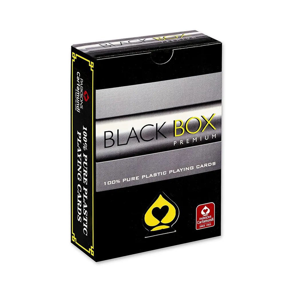 Parksons Cartamundi Black Box Premium Plastic Playing Cards