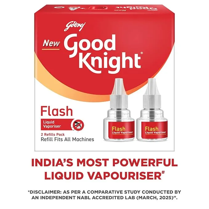 Good Knight Gold Flash Liquid Vapouriser - Twin Pack 1