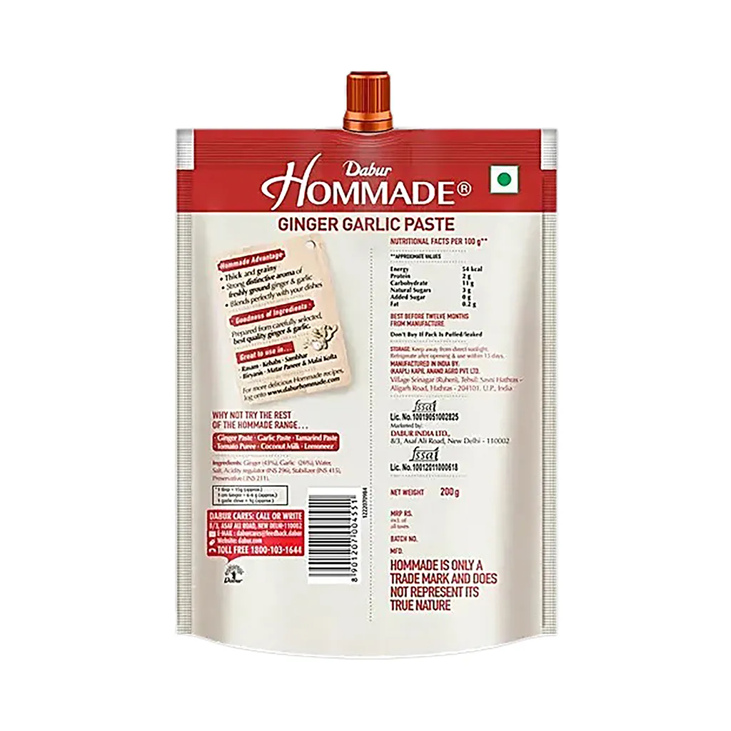 Dabur Homemade Ginger Garlic Paste 1