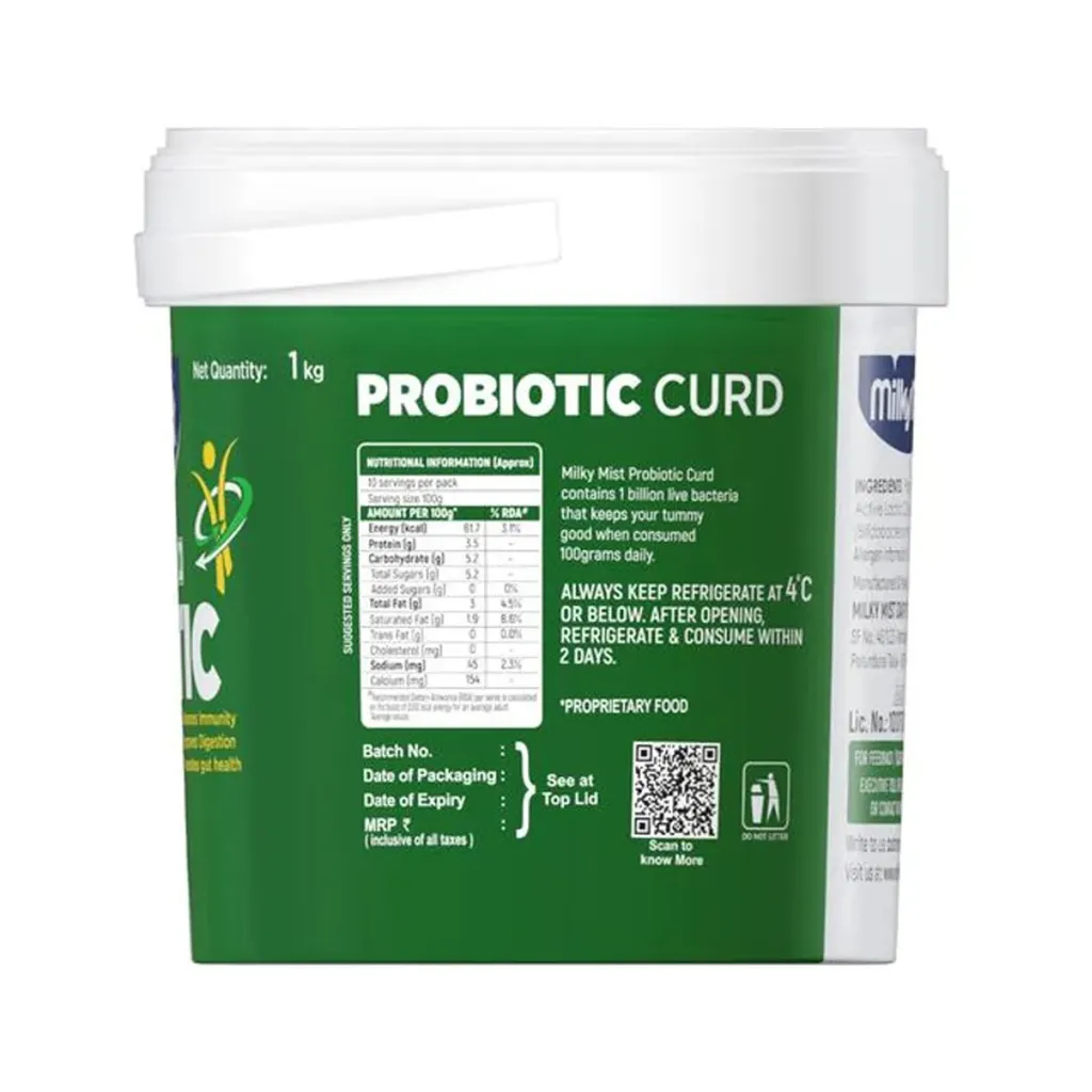 Milky Mist Probiotic Curd 1