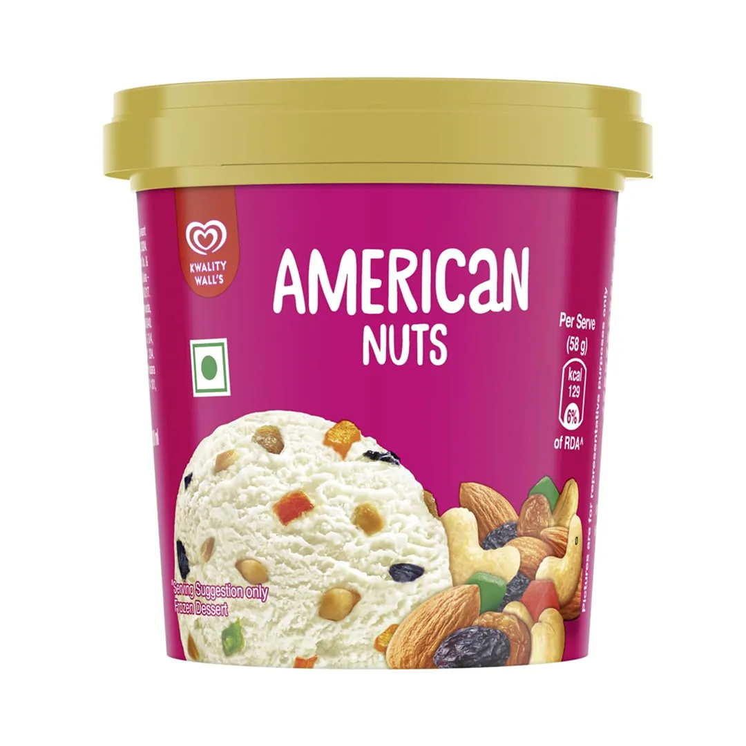 KW American Nuts Icecream Cup