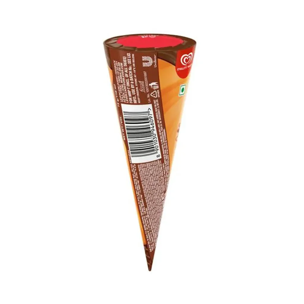 Kwality Walls Cornetto Salted Caramel Brownie Ice Cream 1
