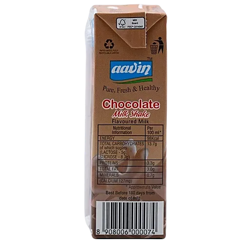 AAVIN-FLAVOURED MILK(CHOCOLATE)-200ML 2