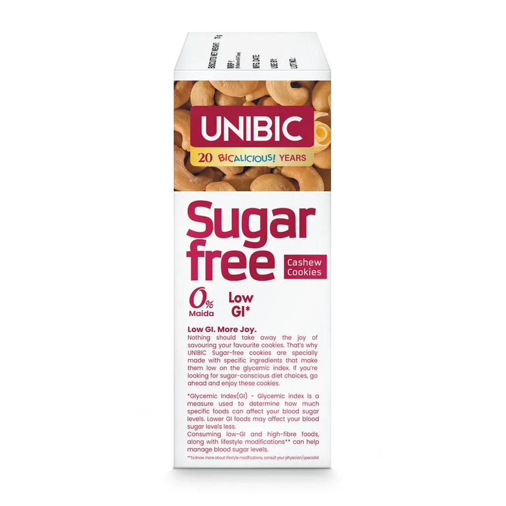 Unibic Sugar-Free Cashew Cookies 1